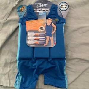 Blue Flotation Suit for Kids small/medium 20-33 lbs